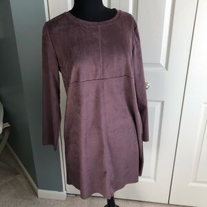 Joh brand shift dress in lt wine almost plum color